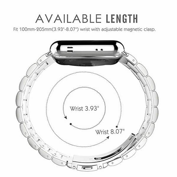 For Apple Watch Series 10 /9 /8 /7 /SE /6 /5 /4 /3 /2 /1 Ultra 2 Replacement Wrist Band 38mm 40mm 41mm 42mm 44mm 45mm 46mm 49mm Stainless Steel Metal iWatch Wristband Loop Strap