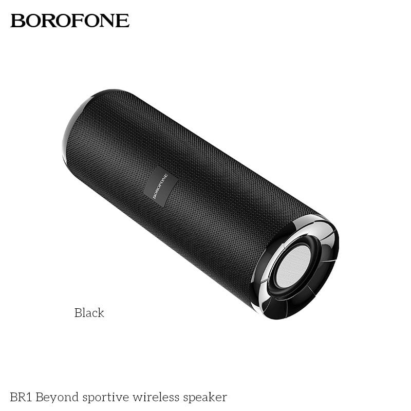 Borofone BR1 Beyond Sportive Bluetooth Wireless Speaker (Black)