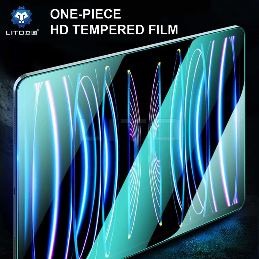 [ 1PACK ] LITO Apple iPad Screen Protector Tempered Glass Film Guard ( Clear )