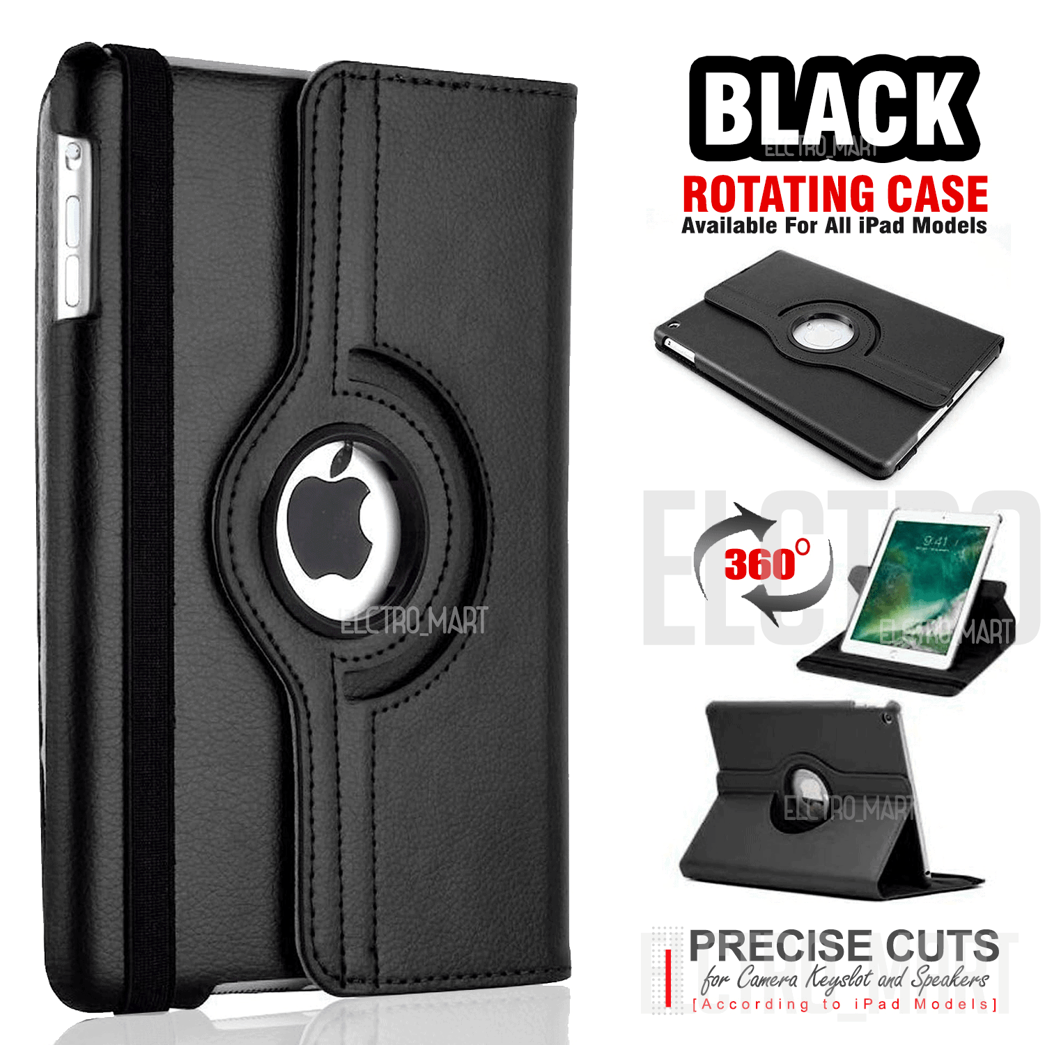 Black360 Degree CaseiPad