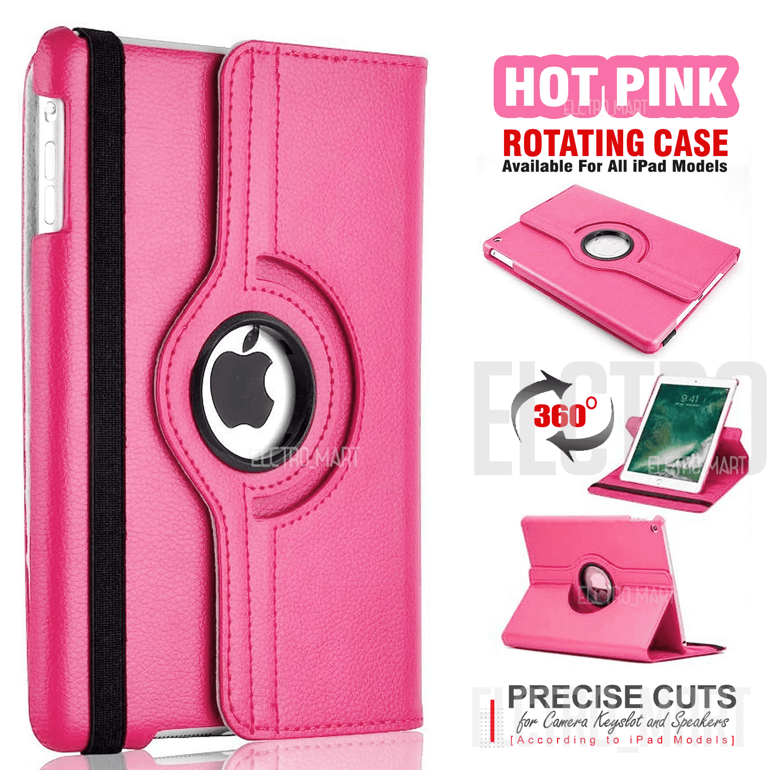 HotPink360 Degree CaseiPad