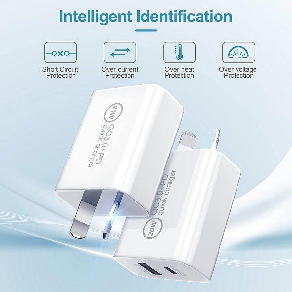 20W SMART KOALA PD + USB SAA Certified Fast Charging Wall AU Plug Charger Power Adapter TCS-20WACB