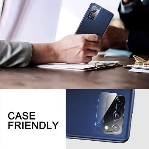 Samsung Galaxy S20 FE Camera Lens Tempered Glass Screen Protector Film [2 Pack]