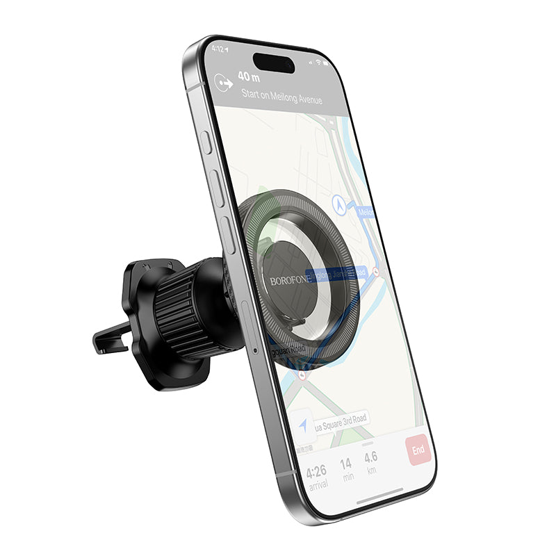 BOROFONE BH143 MagSafe Magnetic Air vent Car Mount Mobile Phone Holder for iPhone & Smartphones ( Universal Compatibility)
