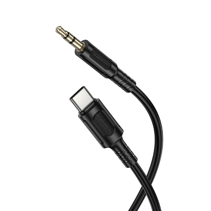 Borofone BL25B 1M USB-C to 3.5mm Hi-Fi Audio Converter Aux Cable, Type-C to 3.5mm Male Cord for Phones, Tablets, Car Stereo & Speakers