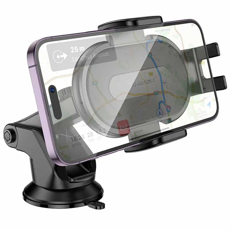 Borofone BH134 Windshield /Dashboard Push Type Car Mount Mobile Phone Holder for 4.5