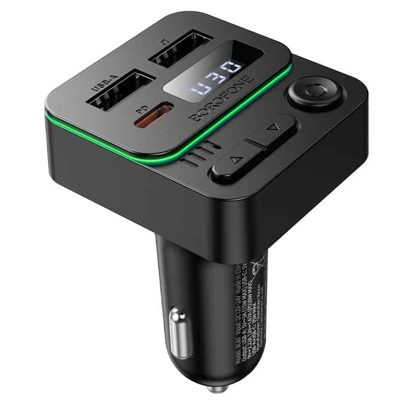 Borofone BC60 BT 5.4 Hero 35W (1A1C) Car Player Wireless Bluetooth FM transmitter
