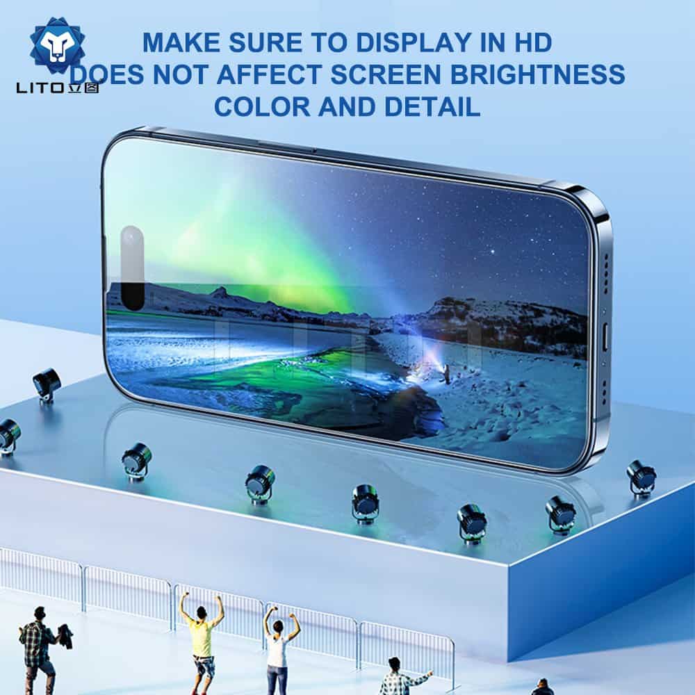 [ 1-10 ] LITO Samsung Galaxy All Series Screen Protector Tempered Glass Film Guard ( Clear , Black Edge AND Privacy )