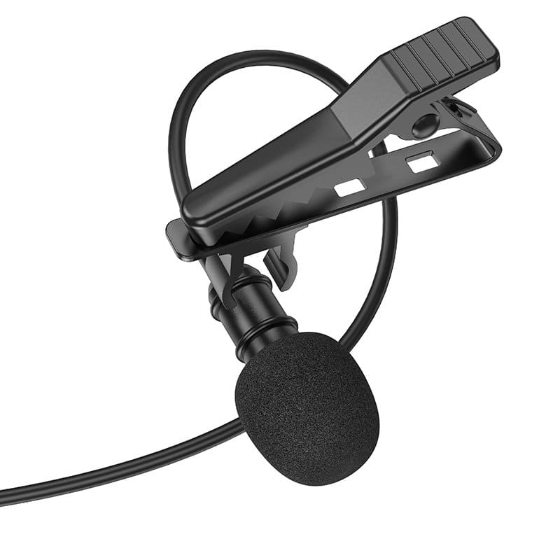 Borofone Lavalier microphone BFK11 Elegant With Lightning Connector For Apple iPhone /iPad (Black)