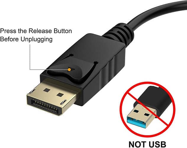 DisplayPort DP Male to DVI Female Adapter Display Port Converter For Computer, Desktop, Laptop, PC, Monitor, Projector, HDTV - Black