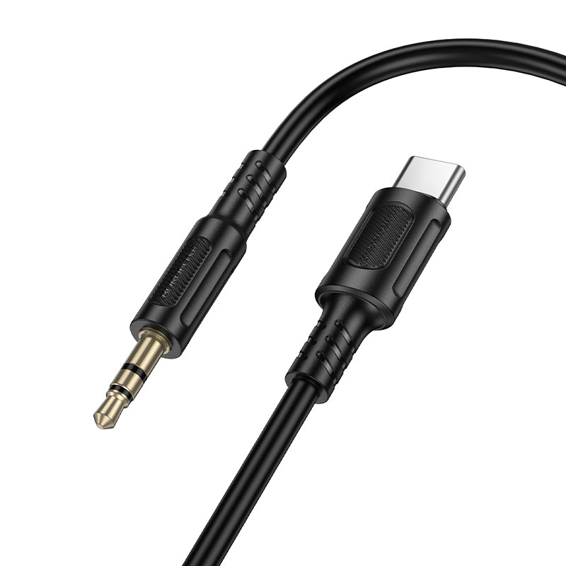 Borofone BL25B 1M USB-C to 3.5mm Hi-Fi Audio Converter Aux Cable, Type-C to 3.5mm Male Cord for Phones, Tablets, Car Stereo & Speakers