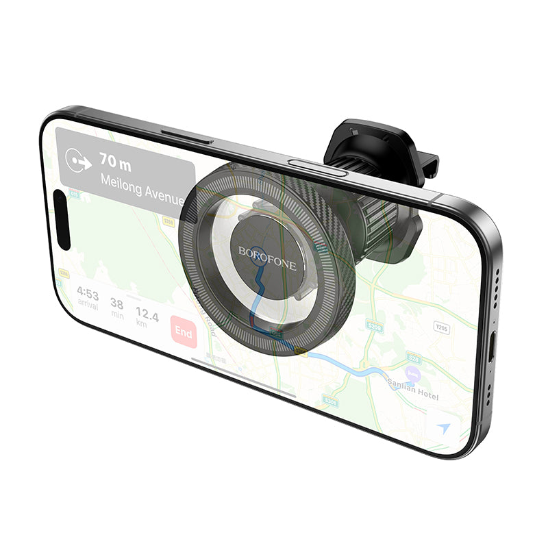 BOROFONE BH143 MagSafe Magnetic Air vent Car Mount Mobile Phone Holder for iPhone & Smartphones ( Universal Compatibility)