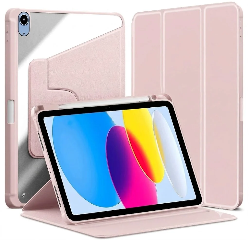 WITH PENCIL HOLDER Rotaing Folio Smart Leather Magnetic Stand Case Cover For Apple iPad 10th Gen / 11th Gen (A16) 2025