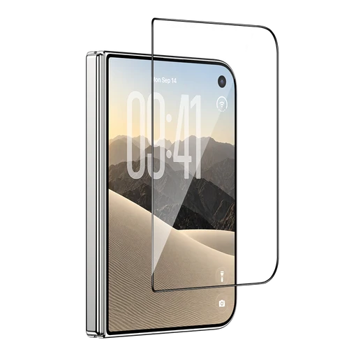 [ 10 PACK ] RAINBOO CLEAR BLACK EDGE Apple iPhone Screen Protector Tempered Glass Film Guard ( Black Edge )