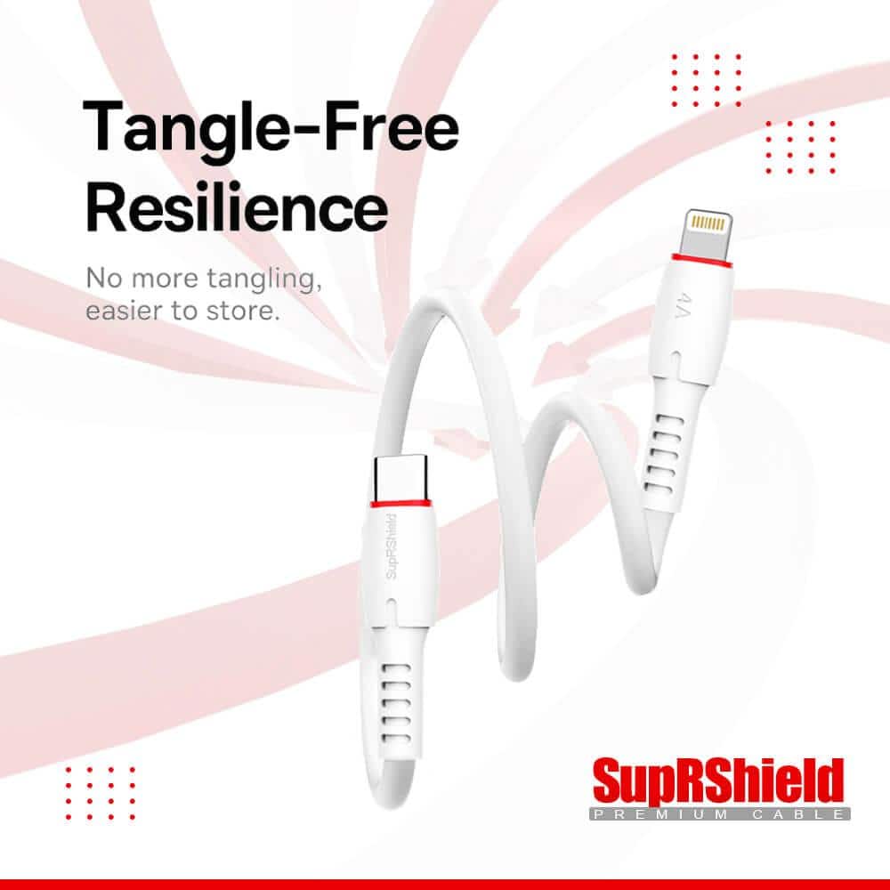 1X 10X 20X SupRShield PD 60W 4A USB Type C to Lightning Super Fast Charging Cable For Apple iPhone /iPad /AirPods Pro/iPod