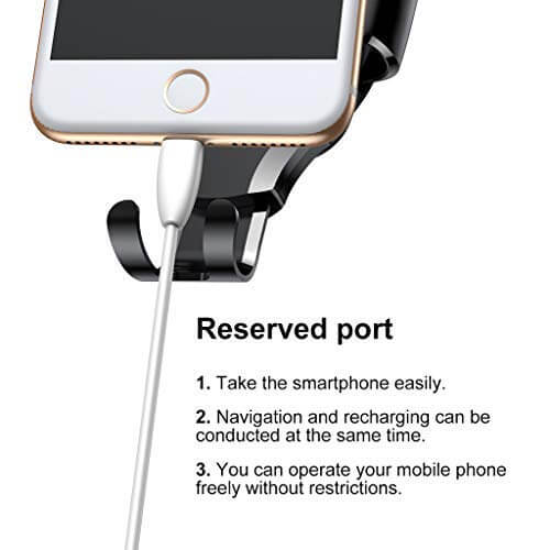 Baseus Gravity Car Phone Holder Mount, Dashboard & Windshield Clip Stand for iPhone