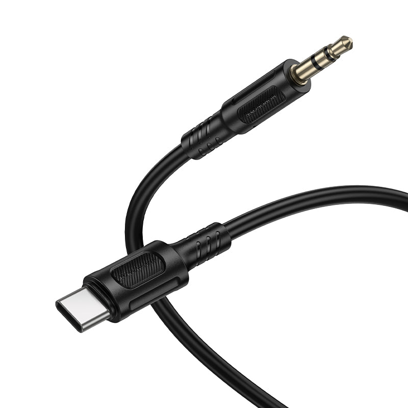 Borofone BL25B 1M USB-C to 3.5mm Hi-Fi Audio Converter Aux Cable, Type-C to 3.5mm Male Cord for Phones, Tablets, Car Stereo & Speakers