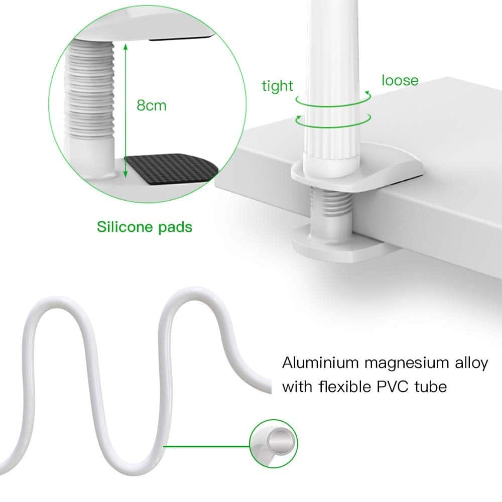 Universal 360°Flexible Desktop Bed Long Arm Lazy Holder For Mobile Phone Tablet