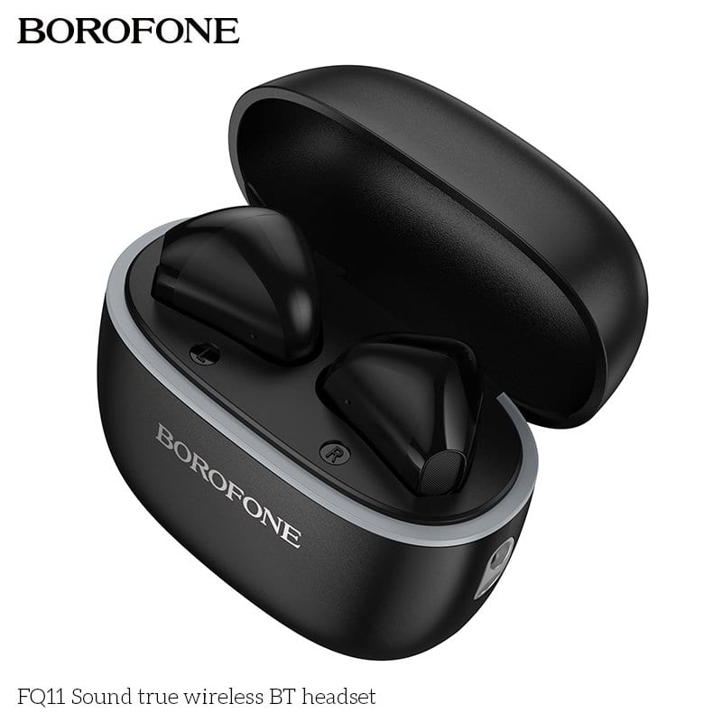 Borofone FQ11 TWS True Wireless BT 5.4 Bluetooth Sports Earbuds Headset For iPhone/Samsung/Moto/Nokia/Oppo