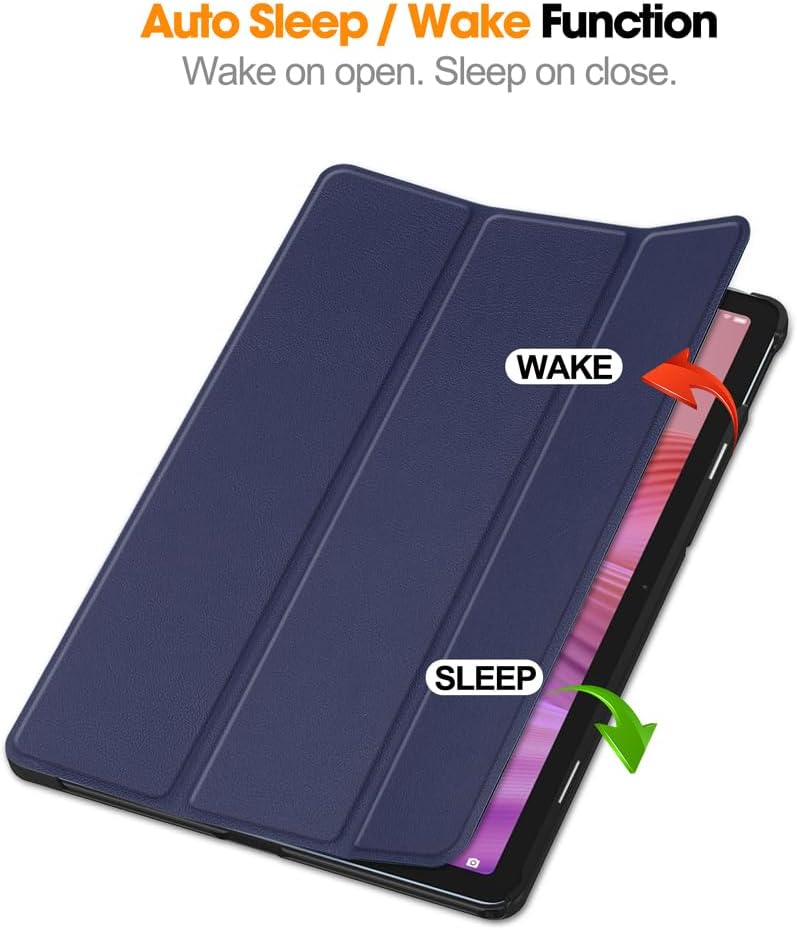 For Lenovo Tab 10.1 inch TB311FU TB311XU 2025 Smart Folio Leather Rotate Stand Case Cover