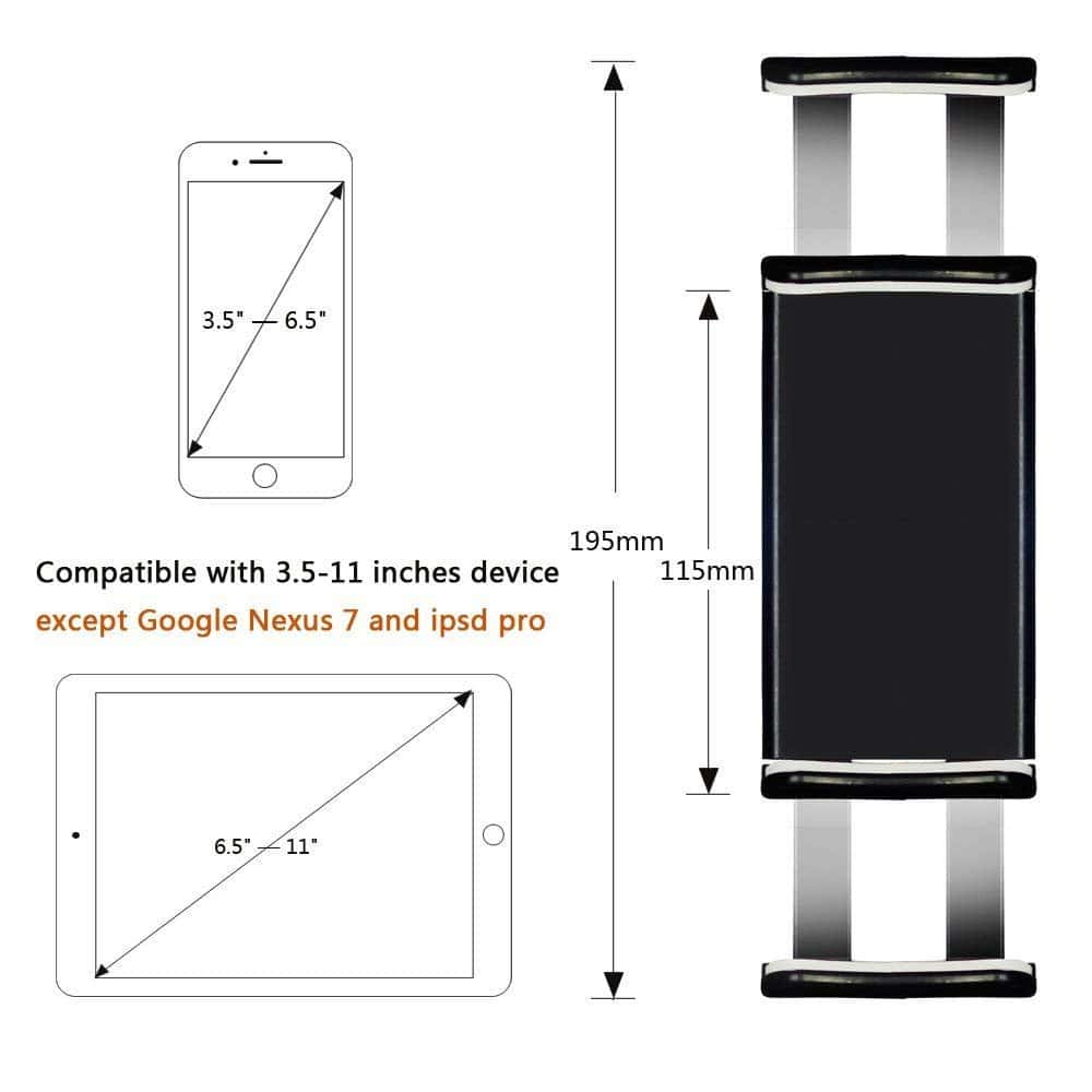 Universal 360°Flexible Desktop Bed Long Arm Lazy Holder For Mobile Phone Tablet