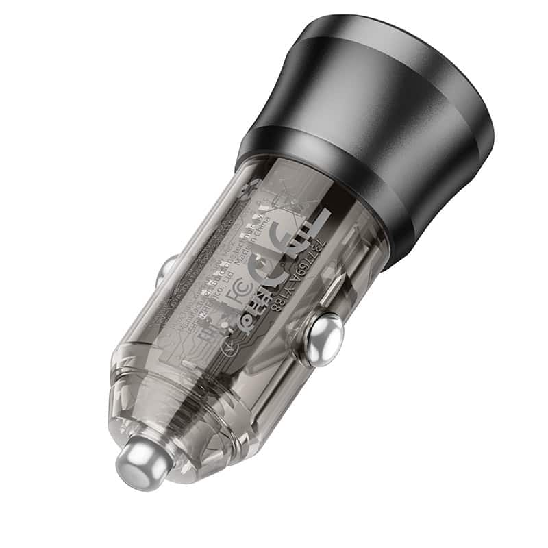 Borofone BZ25 38W PD20W PD USB Type C + QC3.0 USB A Fast Charging Quick Charger Car Charger Socket Adapter
