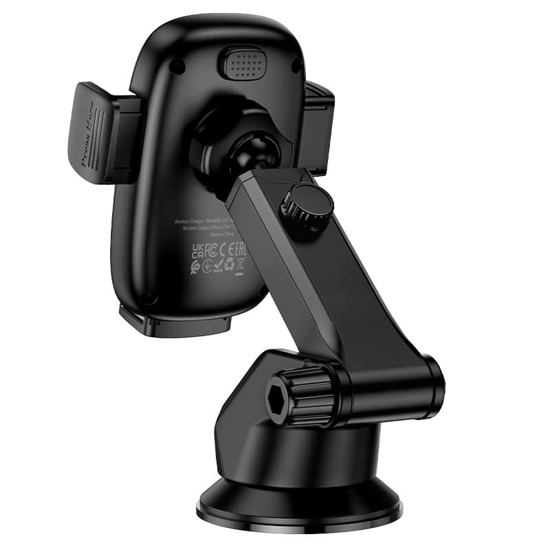 Borofone BH223 Follower Push Type 15W Fast Charging Quick Charger Wireless Car Mobile Phone Holder