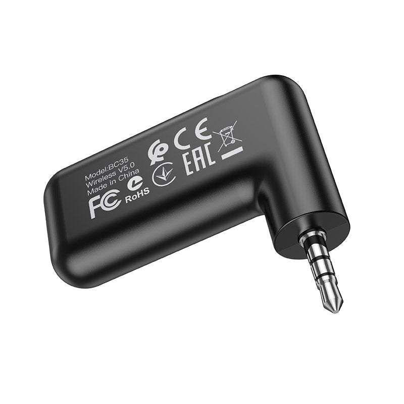 Borofone BC35 3.5mm Car Aux Bluetooth Car Receiver Music Call Transmitter Handsfree for Car Home Stereo Speaker Amplifier