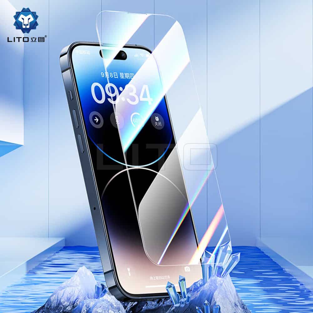 [ 1-10 ] LITO CLEAR Apple iPhone Screen Protector Tempered Glass Film Guard ( Clear )