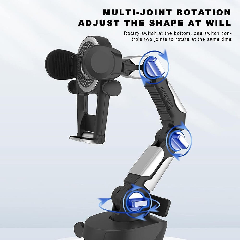 Long Arm For Truck Car Telescopic Rotating Windshield Mobile Phone Mount Holder