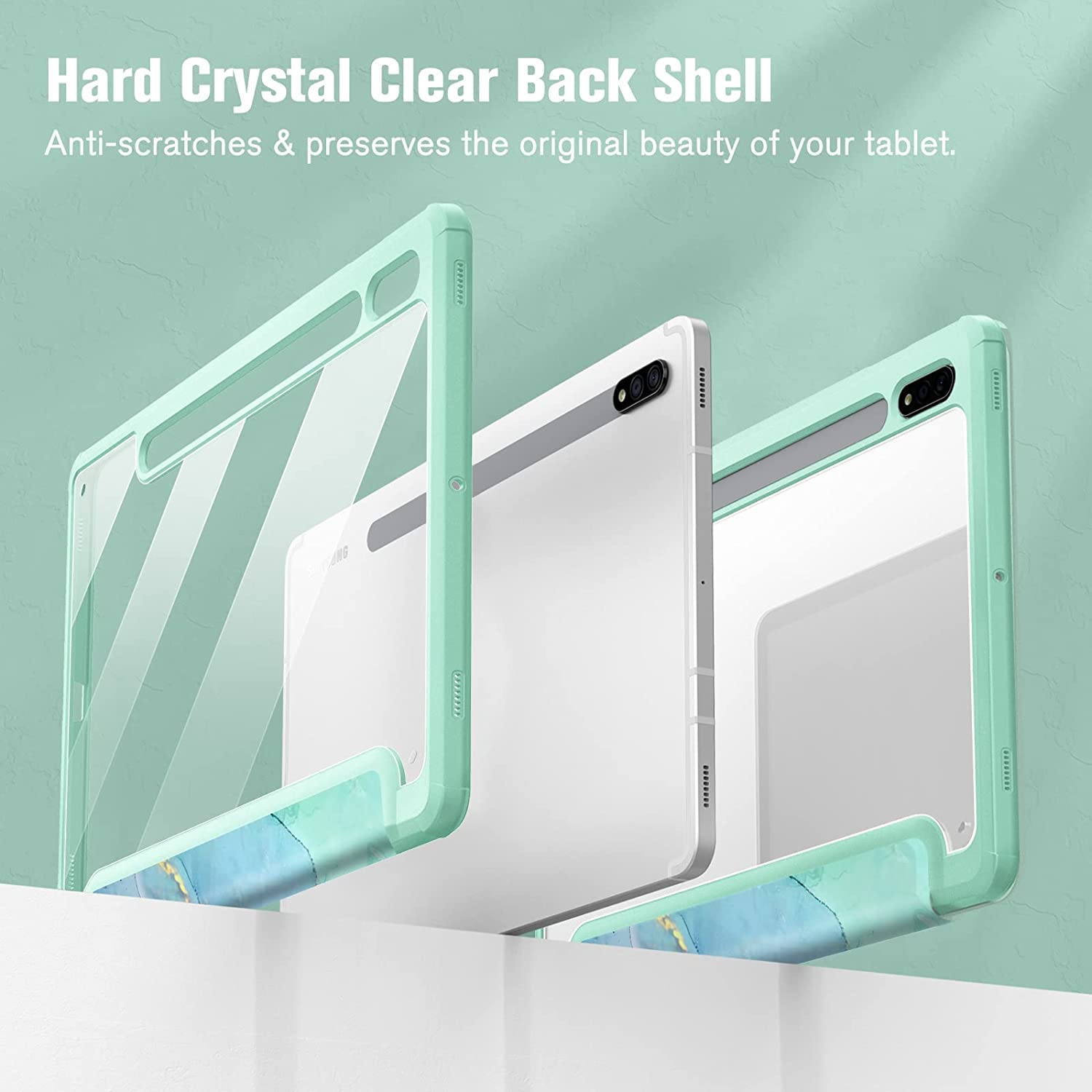 [NEW ITEM] WITH PENCIL HOLDER Folio Smart Leather Magnetic Stand Case Cover Samsung Galaxy Tab All Models