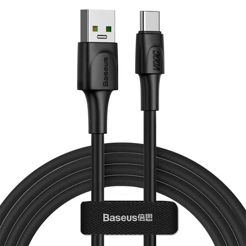 Original Baseus VOOC 1M USB Type C Adapter Cable Fast Charging Cord For Oppo , Samsung, iPad Pro, Huawei, LG, Nokia