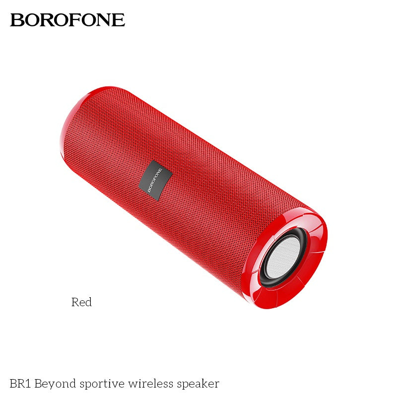 Borofone BR1 Beyond Sportive Waterproof iPX5 Bluetooth Wireless Speaker (Red)