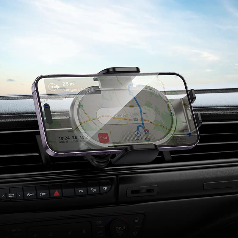 Borofone BH133 Push Type Air Vent Car Mount Mobile Phone Holder for 4.5