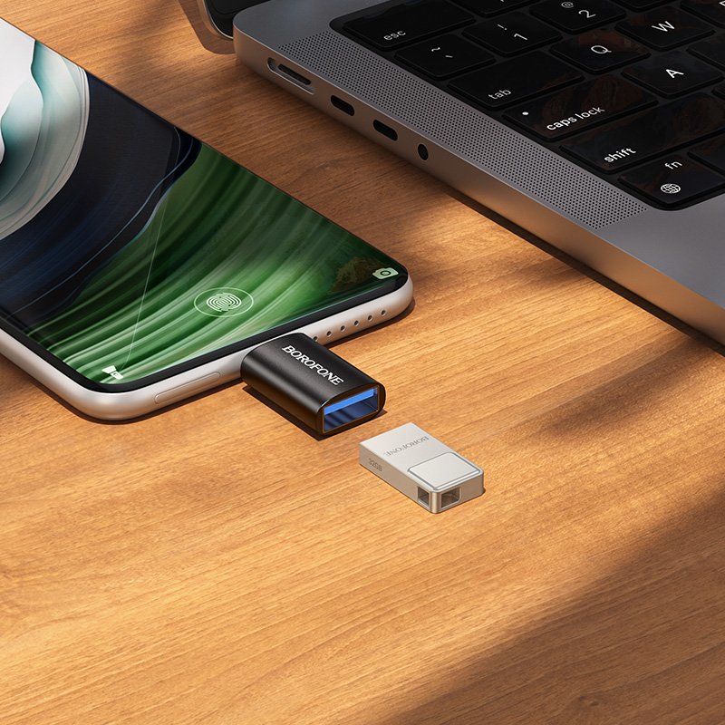 Borofone BV26C Type C Male to USB A Female USB 3.0 Adapter Converter