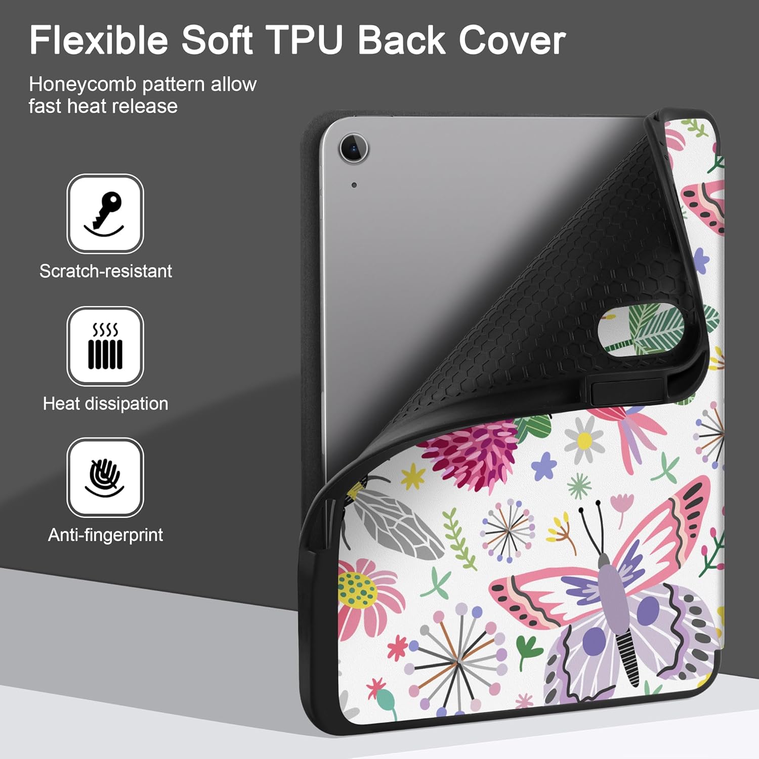 WITH PENCIL HOLDER Folio Smart Leather Magnetic Stand Case Cover For Apple iPad