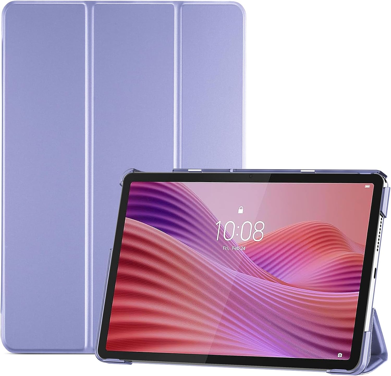 For Lenovo Tab 10.1 inch TB311FU TB311XU 2025 Smart Folio Leather Rotate Stand Case Cover