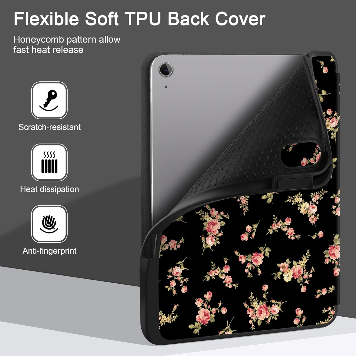 WITH PENCIL HOLDER Folio Smart Leather Magnetic Stand Case Cover For Apple iPad