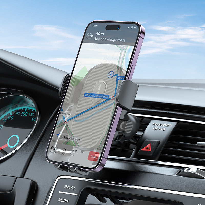Borofone BH92 Universal Car Mount Holder for Smartphone – Dashboard & Windshield Suction Phone Stand