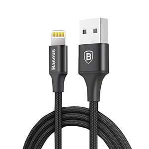 Baseus 1M 3A Fast Charging Lighting Data Sync Cable Cord For iPhone iPad iPod