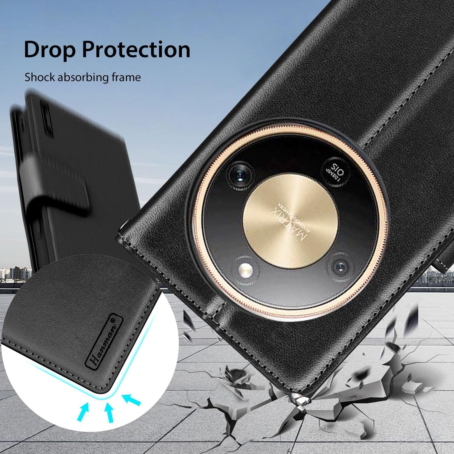 For Honor Genuine Hanman Wallet Leather Flip Case Cover All Models