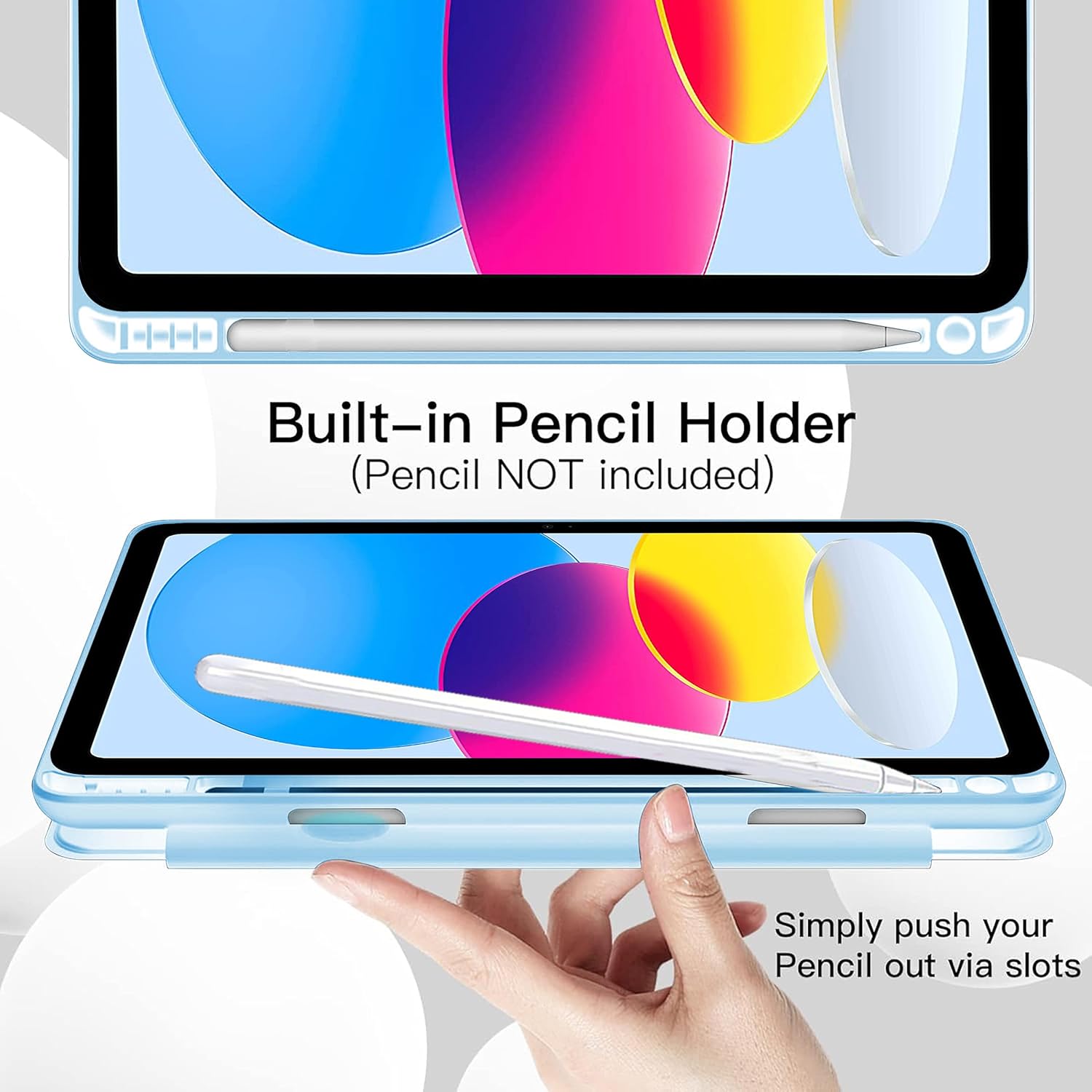 WITH PENCIL HOLDER Rotaing Folio Smart Leather Magnetic Stand Case Cover For Apple iPad 10th Gen / 11th Gen (A16) 2025