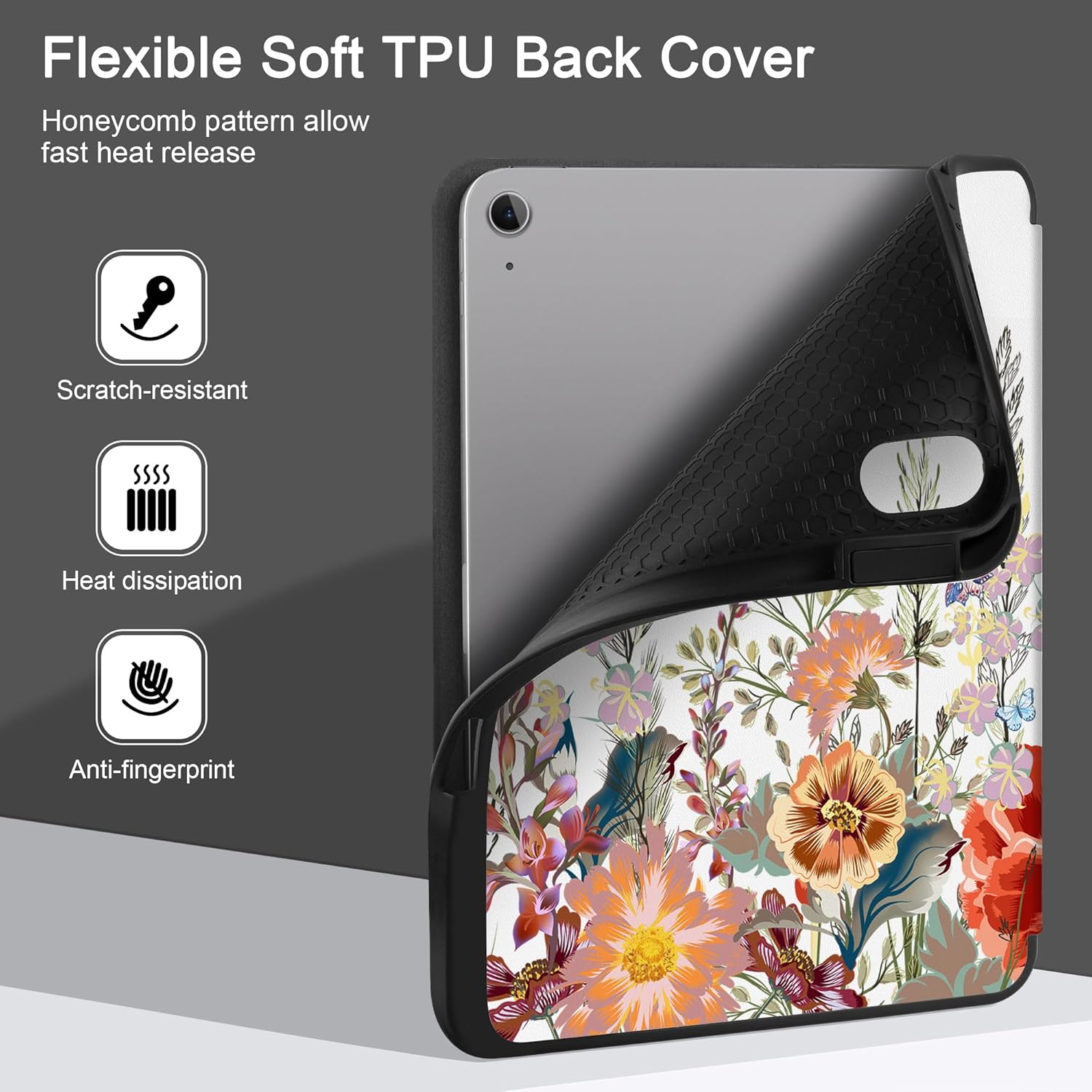 WITH PENCIL HOLDER Folio Smart Leather Magnetic Stand Case Cover For Apple iPad