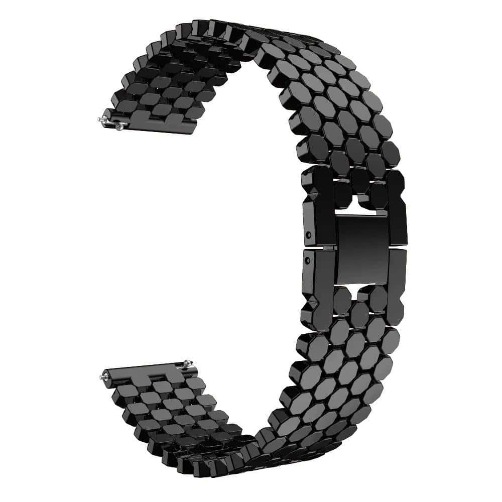 For Samsung Galaxy Watch 7 FE 6 5 4 Clasic Pro Active Gear 40/42/43/44/45/46/47mm Stainless Steel Fish Link Bracelet Strap Wristband