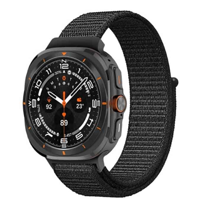 For Samsung Galaxy Watch 8 40MM 44MM / Ultra 47mm 2024 2025 Nylon Webbing Strap Watchband