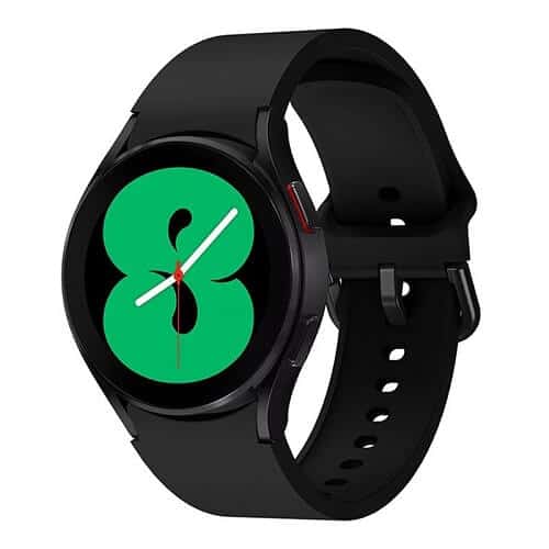 For Samsung Galaxy Watch 4 40mm 44mm /Watch 4 Classic 42mm 46mm Replacement Wristband, Adjustable Silicone Strap Wrist Band For Women Men Unisex (Black)