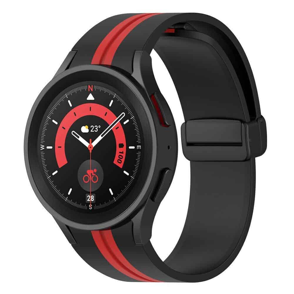 Magnetic D-Buckle Sports Wristband For Samsung Galaxy Watch 3 4MM Gear S3 Loop Strap