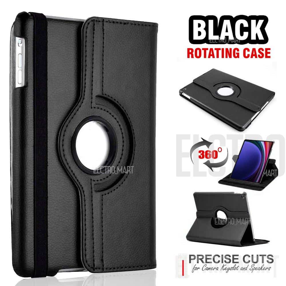 360 Degree Rotating Stand Flip Leather Case Cover for All Samsung Galaxy TAB Models