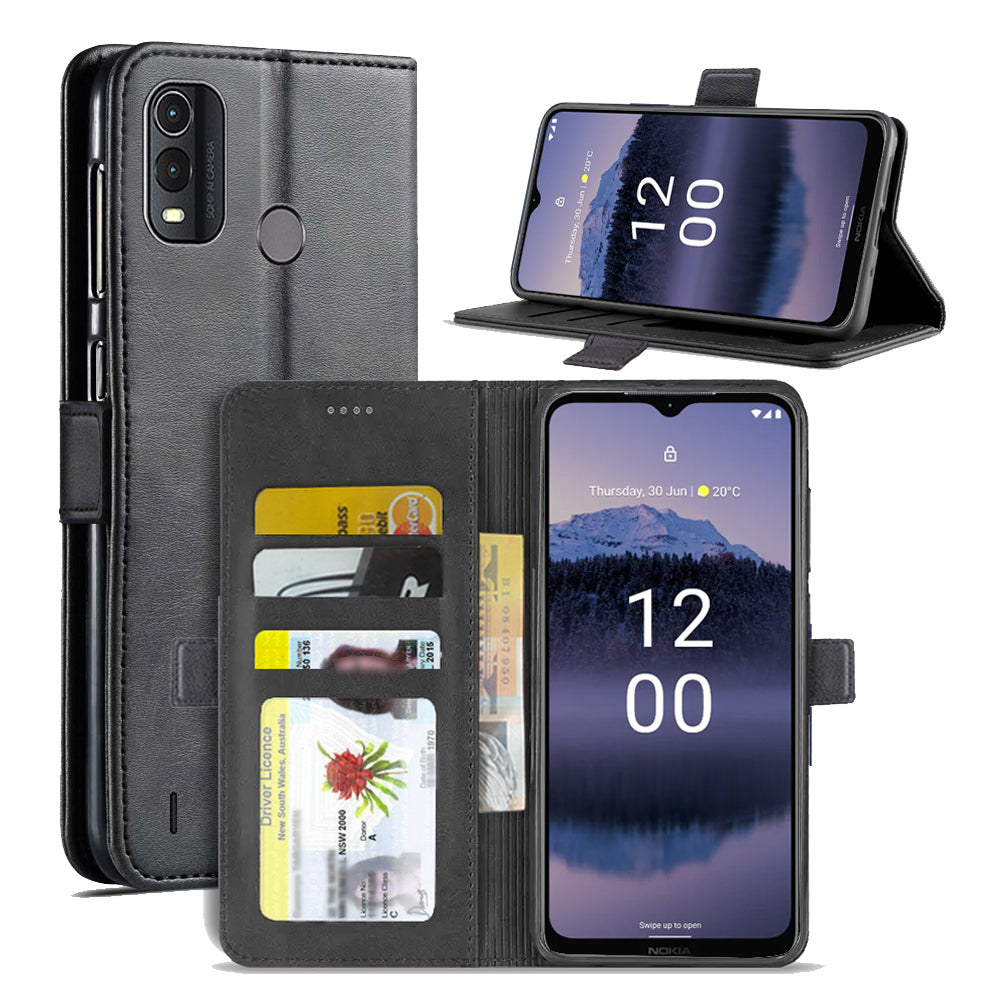 For Nokia SupRShield Wallet Leather Card Holder Protective Shockproof Case Cover