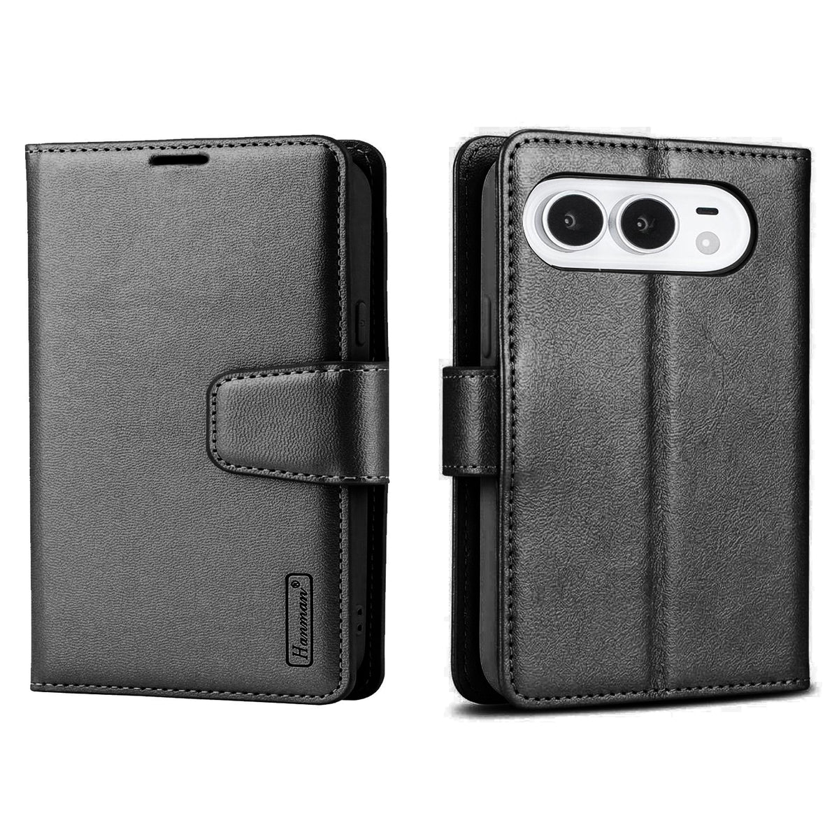 Genuine Hanman Wallet Leather Flip Case Cover For Apple iPhone All Models